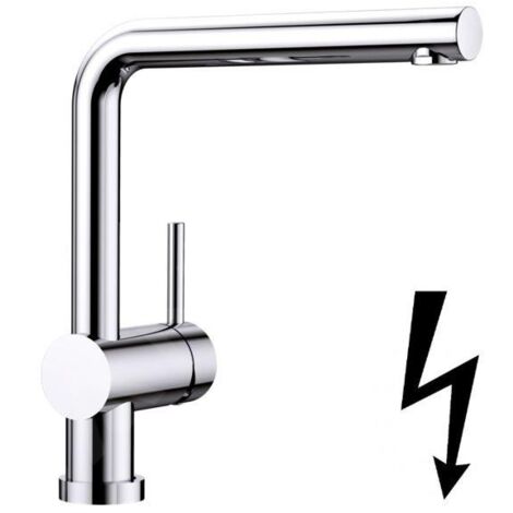 Blanco Linus - Robinetterie d’évier pour montage devant fenêtre, chrome 514277