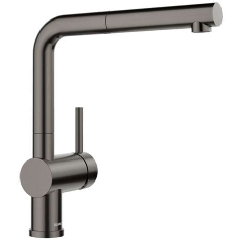 Blanco Linus S - Miscelatore da lavello con bocca di erogazione estraibile, acciaio scuro 527733
