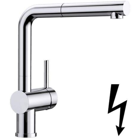 Blanco Linus S - Mitigeur d’évier avec douchette extractible, chrome 512200
