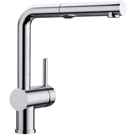 Blanco Linus S - Spültischarmatur mit ausziehbarer Brause, Chrom 518406
