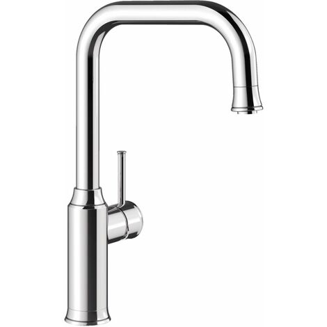 Blanco Livia S - Mitigeur d’évier avec douchette extractible, chrome 521288
