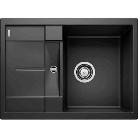 Blanco Metra 45 - Évier en silgranit, 68x50 cm, Compact, noir 525912