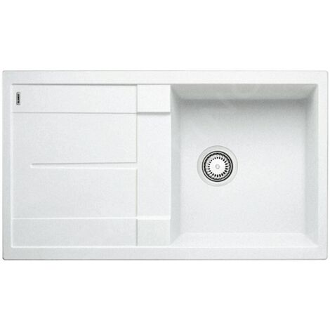 Blanco Metra 5 - Évier en silgranit, 860x500 mm, blanc 513205