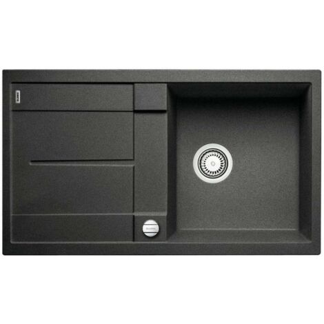 Blanco Metra 5 - Lavello in silgranito, 85x49 cm, con comando di scarico, antracite 519097