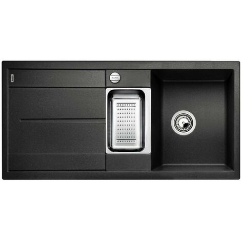 Blanco Metra 6 - Lavello in silgranit, 100x50 cm, con controllo dello scarico, antracite 513053