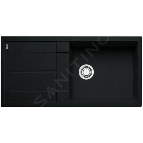 Blanco Metra XL 6 - Évier en silgranit 100x50 cm, noir 525930