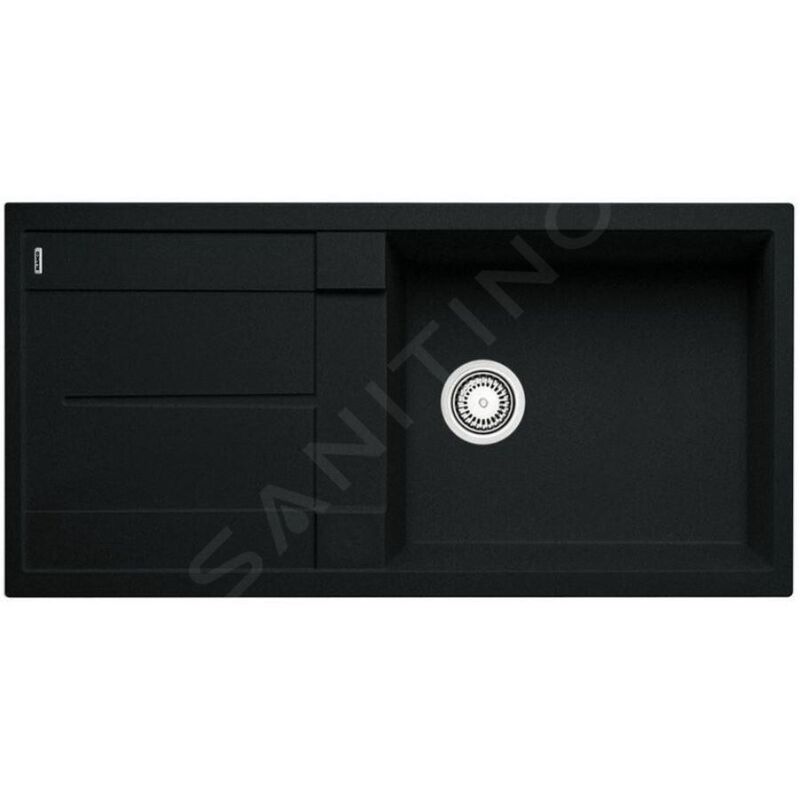 Blanco - Metra xl 6 - Évier en silgranit 100x50 cm, noir 525930