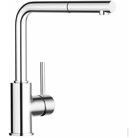 Blanco Mila-S 519810 Miscelatore per cucina, finitura cromata/argento