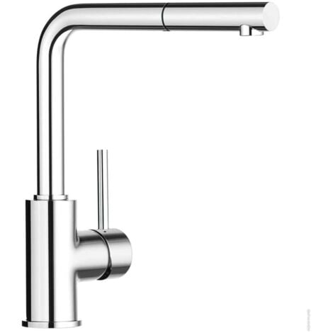 Blanco Mila S - Küchenarmatur, mit ausziehbarem Anschluss, Chrom 519810
