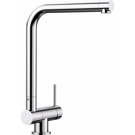Blanco – Mitigeur de cuisine haut orientable 360° – Finition chrome – Hauteur sous bec 65 mm – Débit 12,59 L/min – 521545