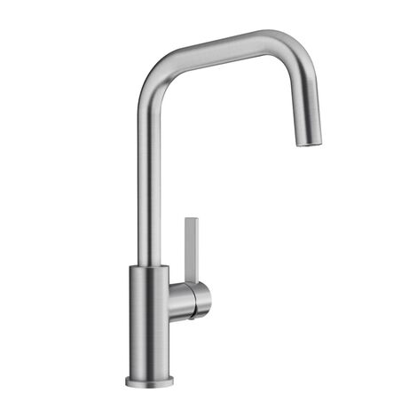 Blanco – Mitigeur de cuisine inox brossé 362mm – Bec haut orientable 360° – Débit 14,1 L/min – Cartouche céramique – 526615
