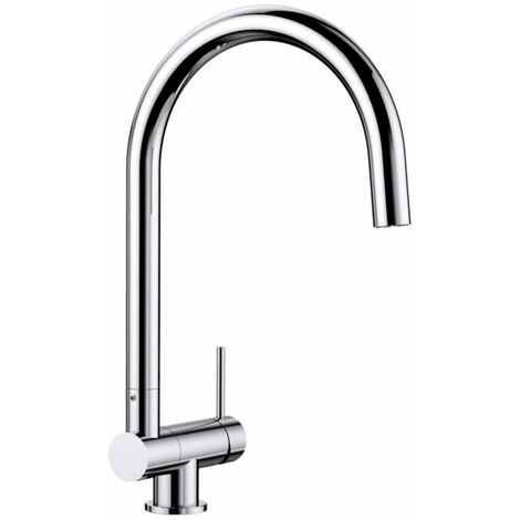 Blanco – Mitigeur de cuisine rabattable sous fenêtre – Hauteur 356 mm – Bec pivotant 360° – Débit 12,6 L/min – 521543