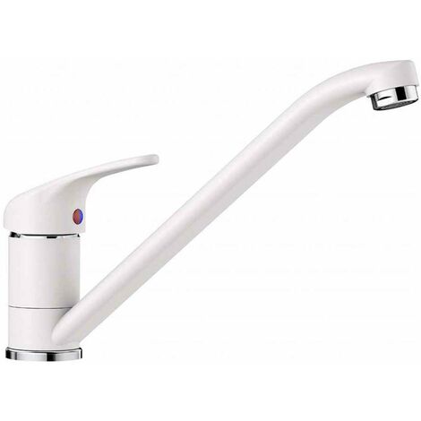 Blanco – Mitigeur d'évier blanc 360° pivotant – Finition Silgranit – Montage un trou – Cartouche céramique – 517724