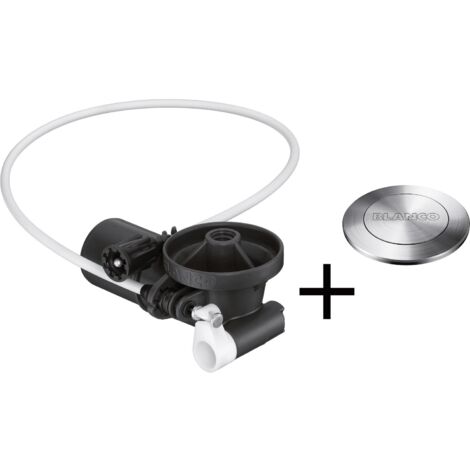 Blanco Nachrüst-Set InFino mit Bowdenzug und Push-Controll Ablauffernbedienung Druckknopf