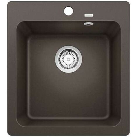 Blanco Naya 45 - Lavello in silgranito, 51x47 cm, caffè 526577