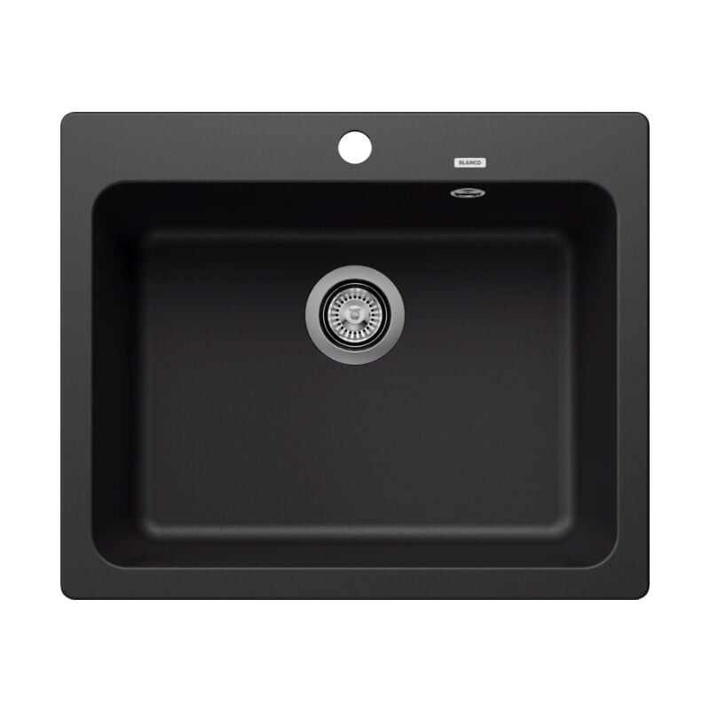 Blanco - Evier à encastrer 60cm silgranit noir 525941