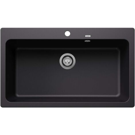 Blanco Naya XL 9 - Évier en silgranit, 86x51 cm, noir 525947