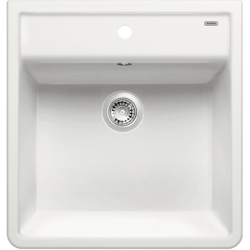 Blanco - Panor 60 - Évier en céramique, 600x630 mm, 2 trous, blanc cristal 514501