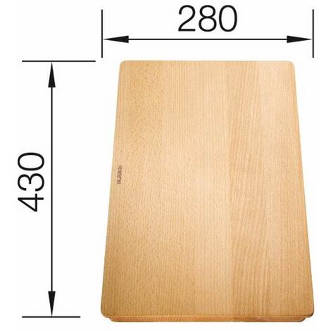 Blanco - Planche à découper Subline, 280x430 mm hêtre 514544
