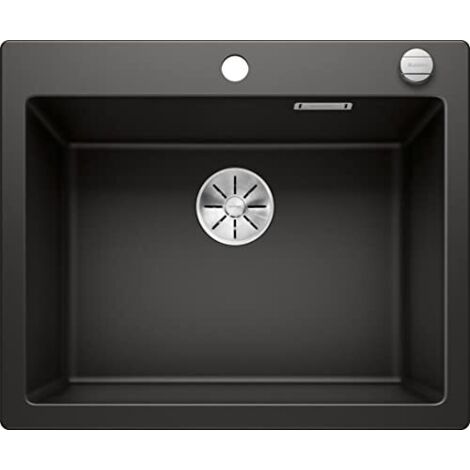 Blanco Pleon 6 - Lavello in silgranit, 62x51 cm, InFino, nero 525954
