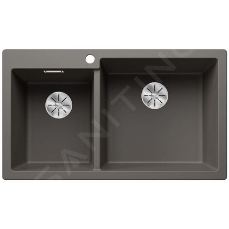 Blanco Pleon 9 - Évier en silgranit, 860x500 mm, InFino, gris 527325