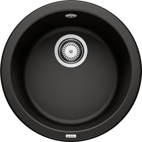 Blanco Rondo - Évier en silgranit, diamètre 45 cm, noir 525959