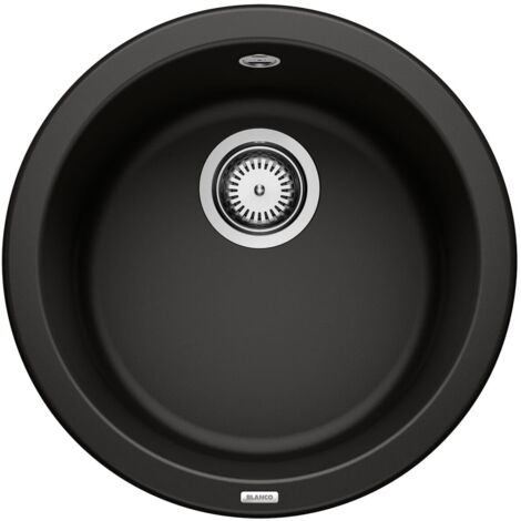 Blanco Rondo - Lavello in silgranit, diametro 45 cm, nero 525959
