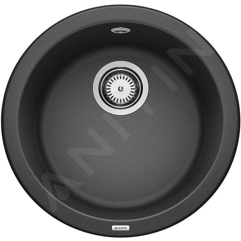 Blanco - Rondo - Évier en Silgranit, diamètre 450 mm, anthracite 511629