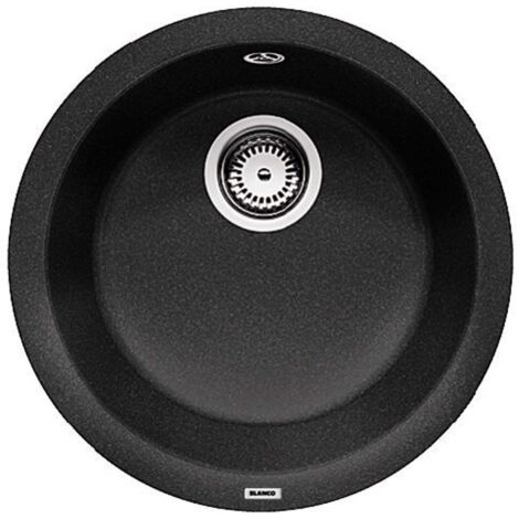 Blanco Rondo - Silgranitspüle, Durchmesser 45 cm, Schwarz 525959