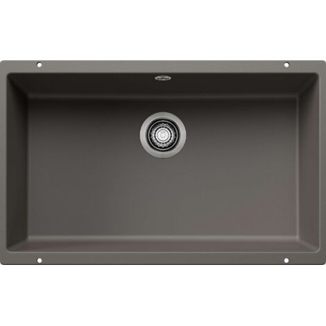 Blanco Rotan 700 - Évier en silgranit, 73x46 cm, gris volcan 527330