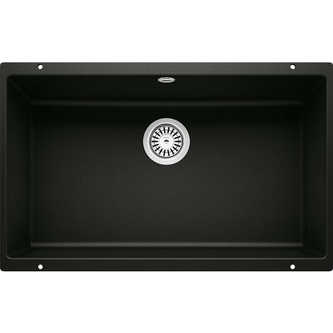 Blanco Rotan 700 - Évier en silgranit, 73x46 cm, noir 526099