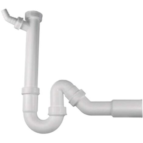Blanco - Sifone per lavello, con attacco, in plastica 137267