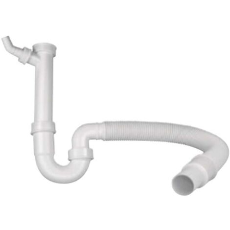 Blanco - Siphon d'évier, avec raccord, flexible, en plastique 137262