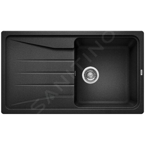 Blanco Sona 45 - Évier en silgranit, 780x500 mm, noir 525970