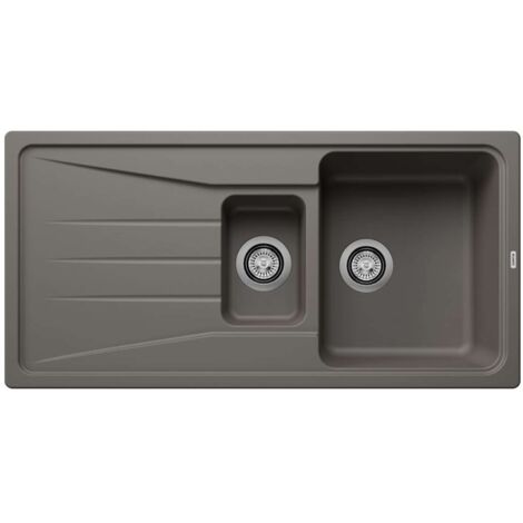 Blanco Sona 6 - Évier en Silgranit, 100x50 cm, gris 527337