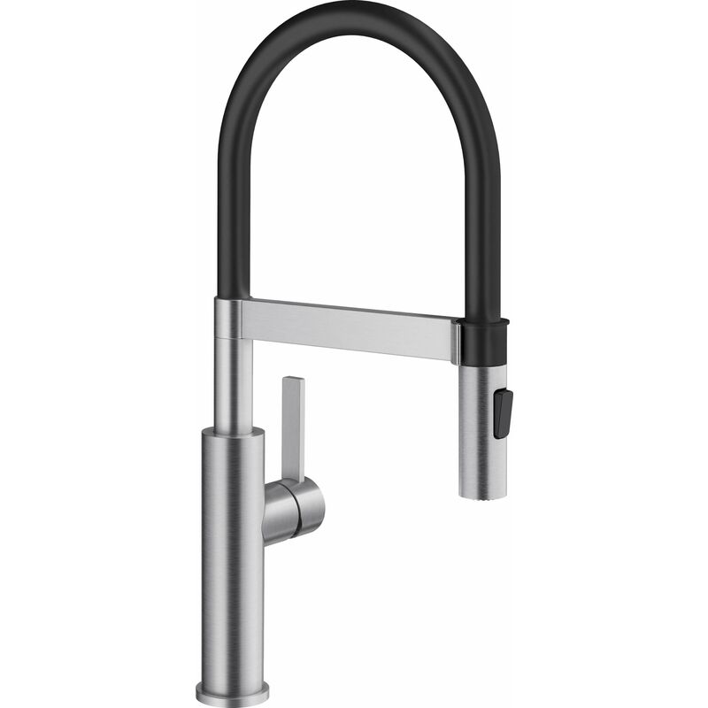 Blanco - Sonea s - Mitigeur d'évier avec bras et douche flexibles, inox brossé 526616