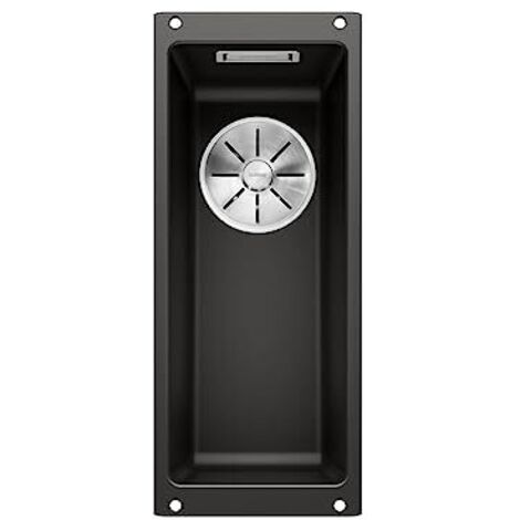 Blanco Subline 160 - Lavello in silgranit, 19x46 cm, nero 525981