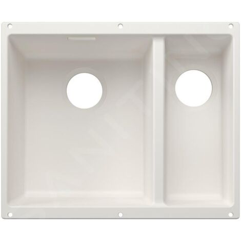 Blanco Subline 340/160 - Évier en silgranit, 53x40 mm, bac à gauche, blanc 527823