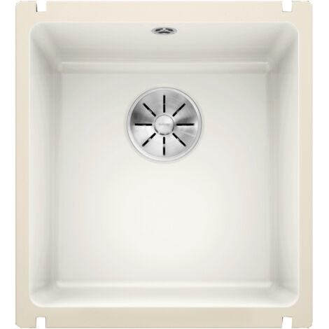 Blanco Subline 375 - Évier en céramique, 414x456 mm, blanc brillant 523726