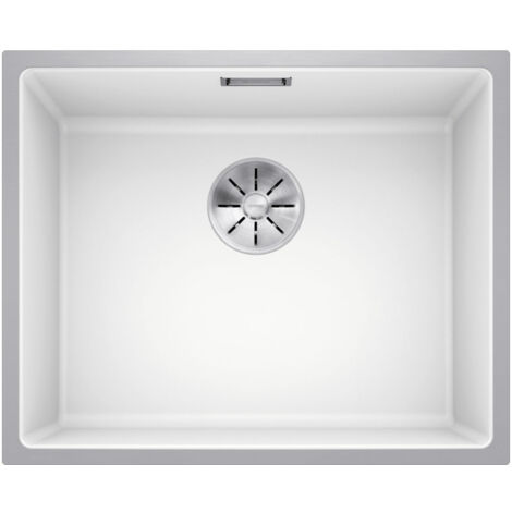 Blanco Subline 500 - Évier en silgranit, 543x443 mm, SteelFrame, InFino, blanc 524110