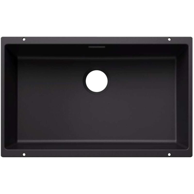 Blanco - Subline 700 - Évier en silgranit, 73x46 cm, noir 527802