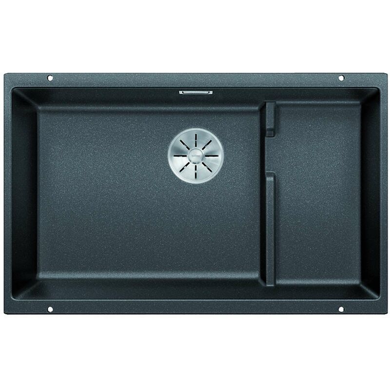 Blanco - Subline 700 - Évier en silgranit, 73x46 cm, avec des accessoires, noir 526003