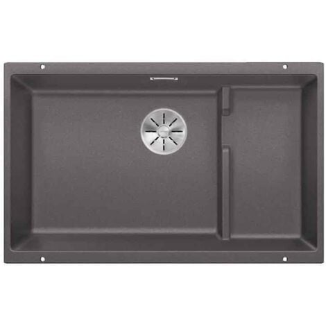Evier Blanco Subline 700-U Level Silgranit - Gris Rocher - Accessoire : Sans