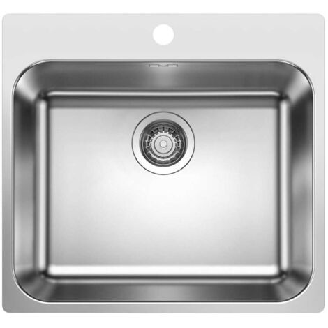 Blanco Supra 500 - Évier, 540x500 mm, inox brossé 526354