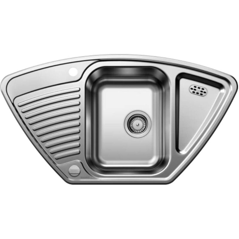 Blanco - Tipo 9 - Évier, 93x51 cm, avec commande de vidage, inox 526338