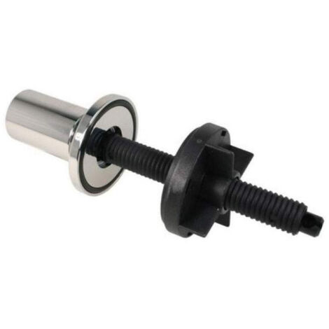 Tirette de commande de vidage ronde en inox chromé