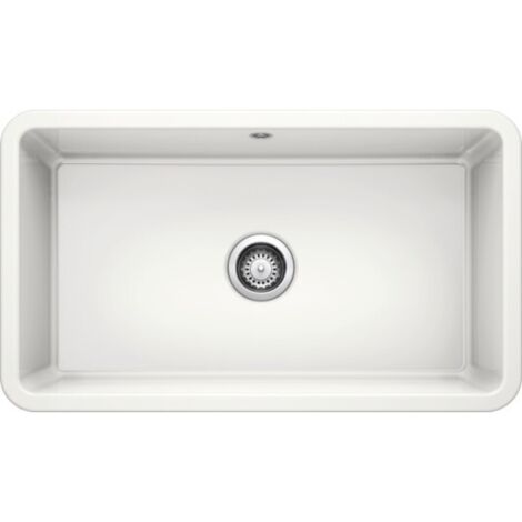 Blanco Villae Farmhouse - Évier en céramique, 80x46 cm, blanc brillant 525163