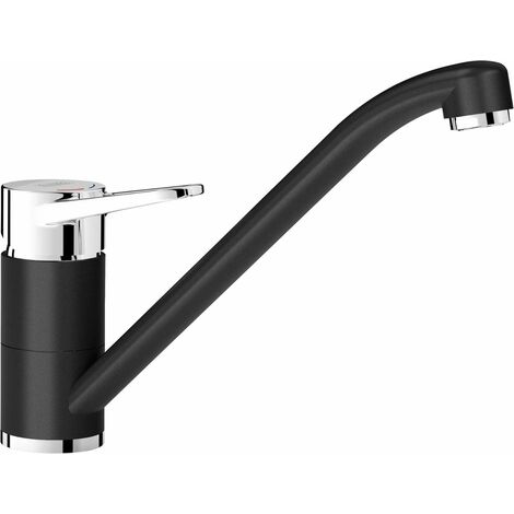 Blanco Wega II - Miscelatore da lavello, nero/cromo 526415