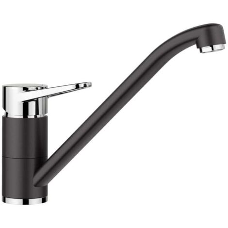 Blanco Wega II - Mitigeur d'évier, noir / chrome 526415