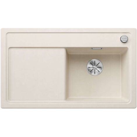 Blanco Zenar 45 - Lavello in silgranit, 86x51 cm, con comando remoto dello scarico, InFino, bianco fine 527178